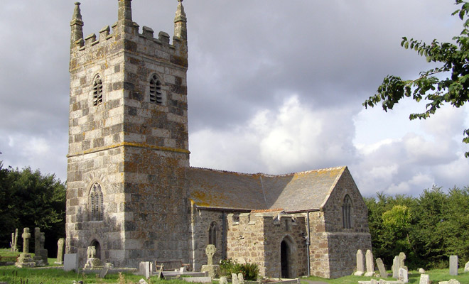 St Wynwallows Church Landewednack Cornwall